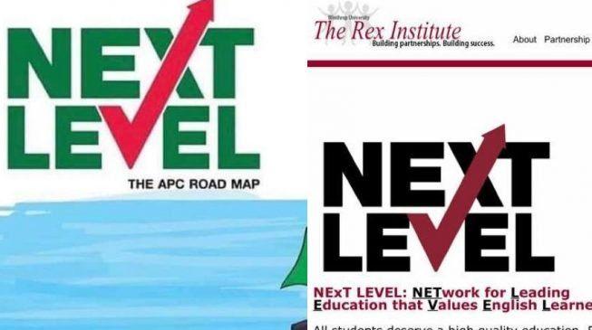 Level Logo - Condemnation Trails Buhari's Next Level Campaign Logo | Roots news