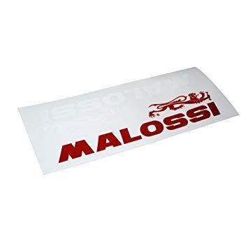 Malossi Logo - Aufkleber Sticker Set Malossi Löwe Logo Schriftzug rot & weiß