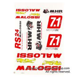 Malossi Logo - Sticker Set MALOSSI logo,