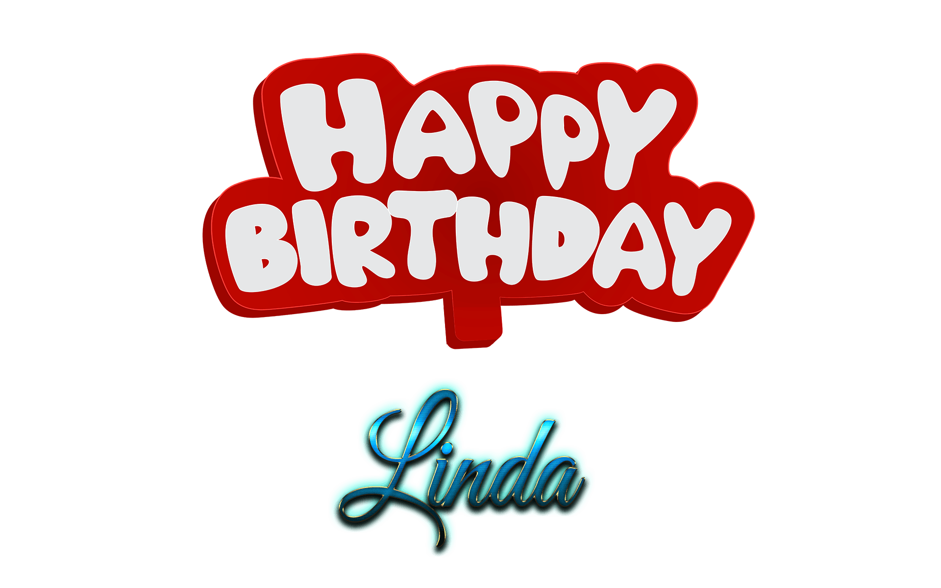 Linda Logo - Linda Happy Birthday Name Logo