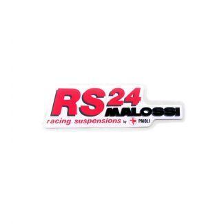 Malossi Logo - Malossi Sticker: RS 24 in Magenta