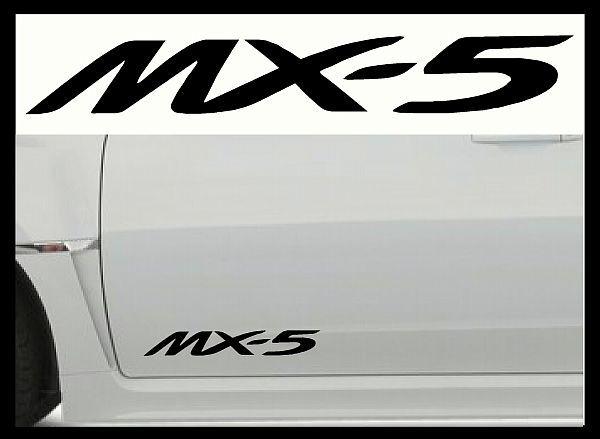 MX-5 Logo - MAZDA MX-5 CAR BODY DECALS
