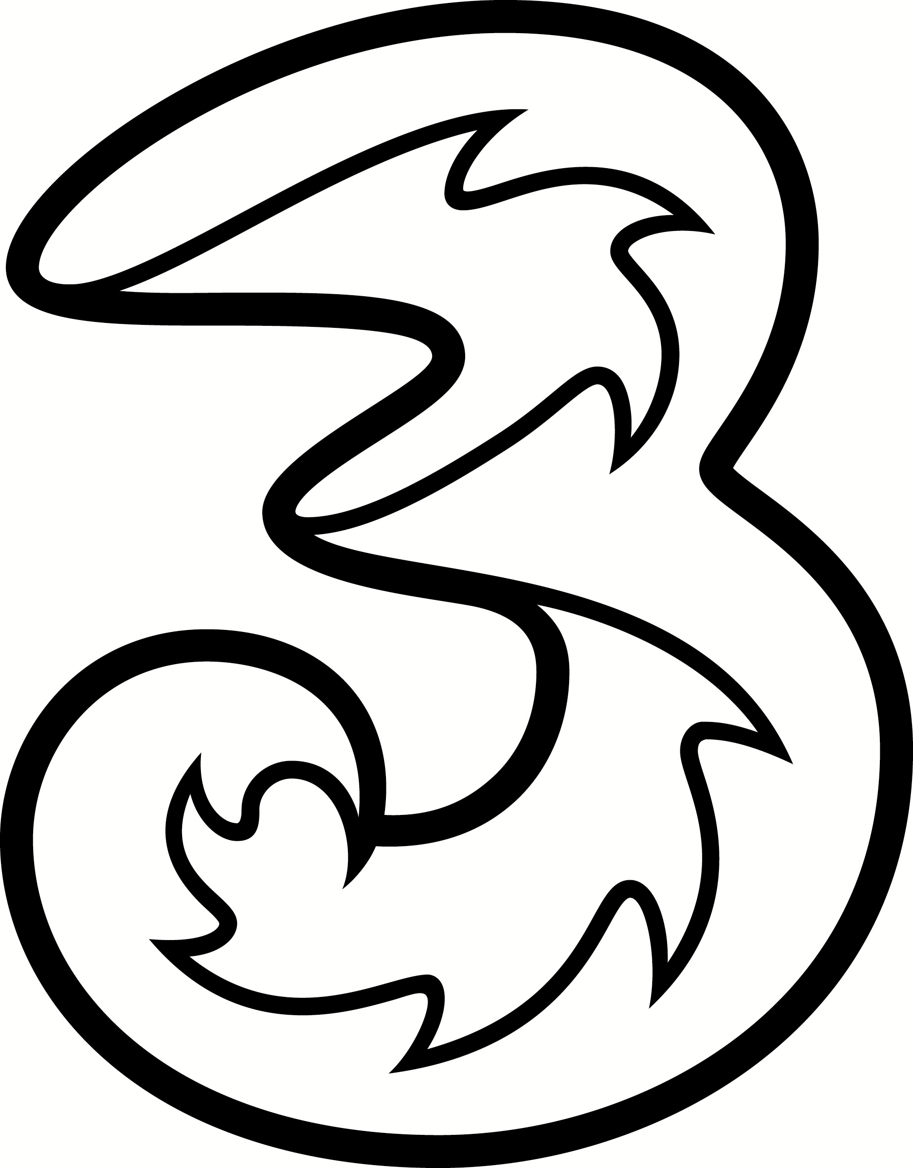 Three Logo - Three Logo. Marketing in telecommunication