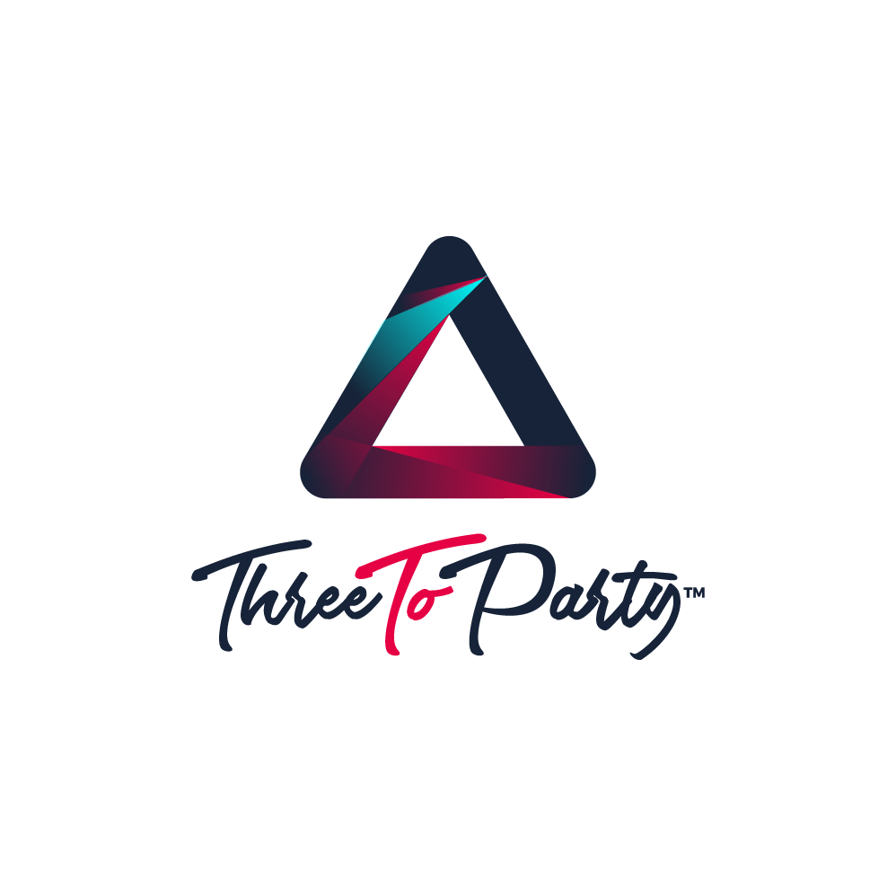 Three Logo - Three to Party - Logo Design - Gato Aceves