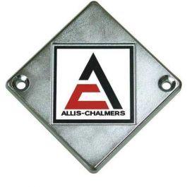 Gleaner Logo - Emblem, New A/C Logo on Chrome Diamond, New, Allis Chalmers, 70246724,  Gleaner, 70246724