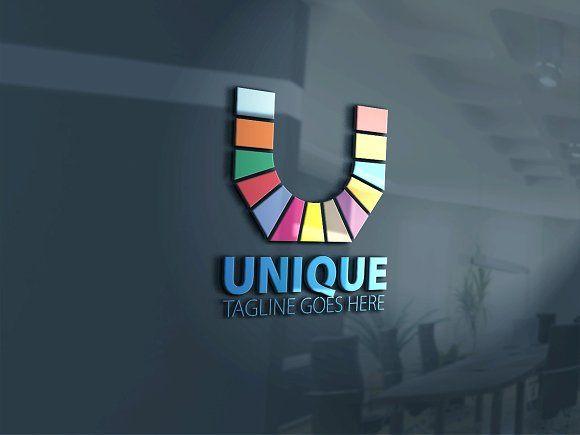 Unique U Logo - U Letter Logo ~ Logo Templates ~ Creative Market