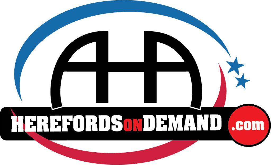 Hereford Logo - American Hereford. AHA_HerefordsOnDemand Logo C