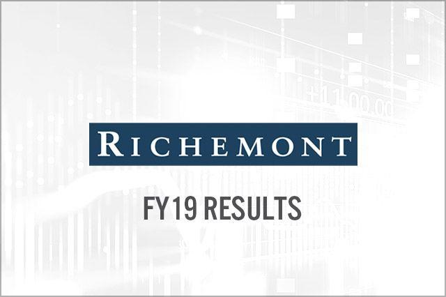 Richemont Logo - Compagnie Financière Richemont (SWX: CFR) FY19 Results: Sales and ...