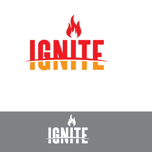 Ignite Logo - Ignite logo = typography + flame + creativity. Logo design contest