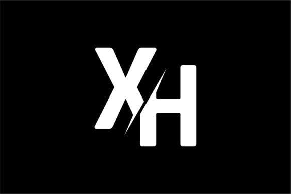 Xh Logo - Monogram XH Logo Design