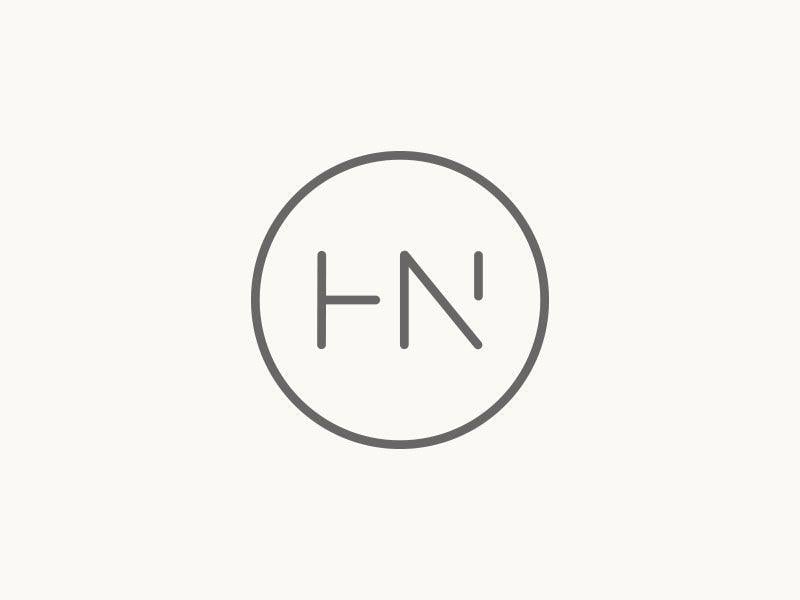 Hn Logo - HN. LOGOS. Logos, Logos design, Monogram logo