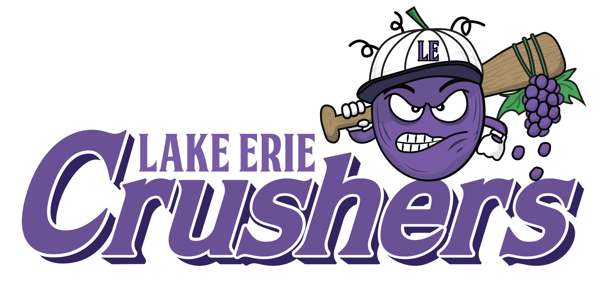 Crushers Logo - Lake Erie Crushers Unveil New Logo | Ballpark Digest