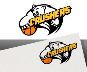 Crushers Logo - Crusher Basketball Logo Designs for Crushers