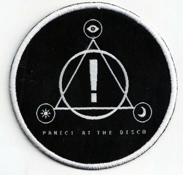 Coat Logo - Panic At The Disco Triangle Logo Sew Iron On Patch Rock Music Band Coat Jacket