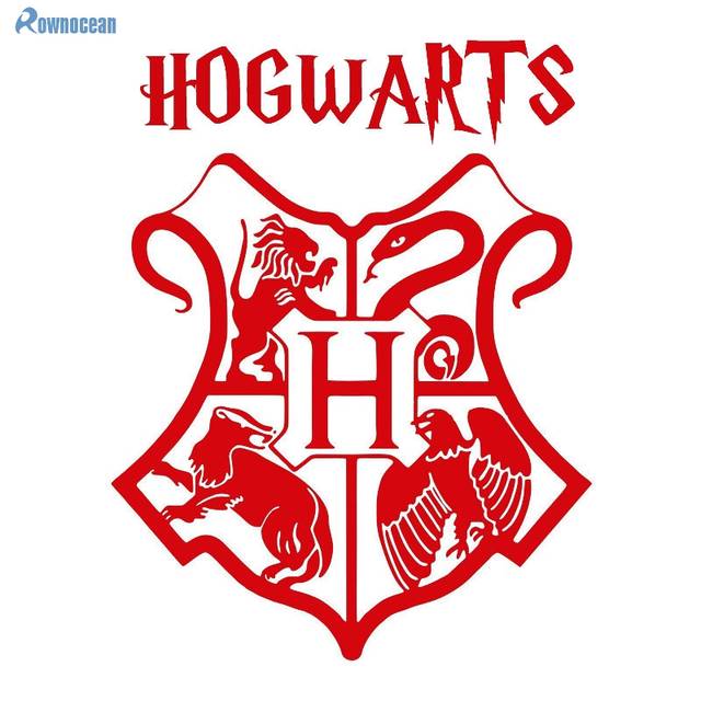 Coat Logo - US $7.28 15% OFF. Harry Potter Hogwarts SHIELD Logo Coat Of Arms Door Decor Car PVC Sticker Cut Vinyl Wall Art Sticker DIY Decal Mural H 04 In Wall