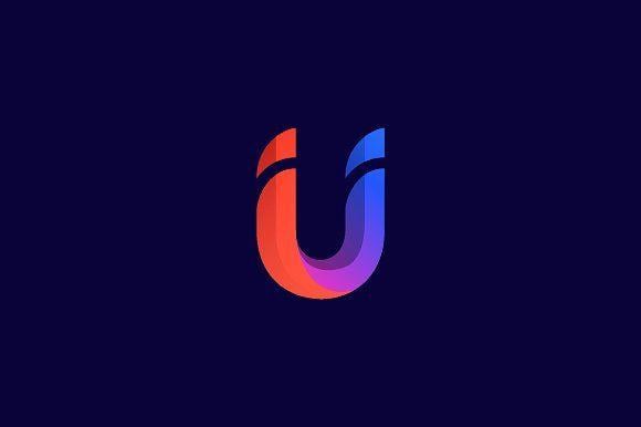 Unique U Logo - Letter U Logo Logo Templates Creative Market