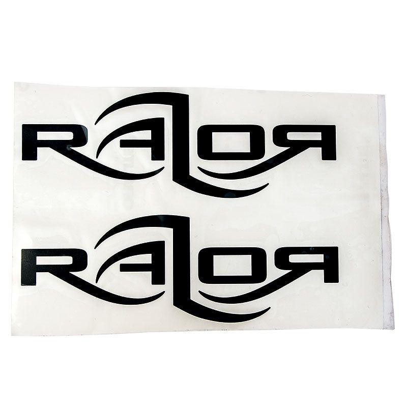 Razor Logo - Razor Logo Sticker - Black