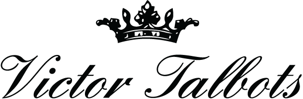 Talbots Logo - Victor Talbots. Designer Mens Apparel, Tuxedos, Suits, Shoes, Ties