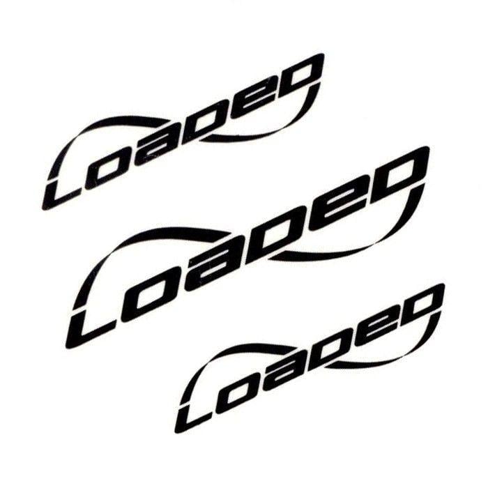 Loaded Logo - Loaded Triple Logo Stickers