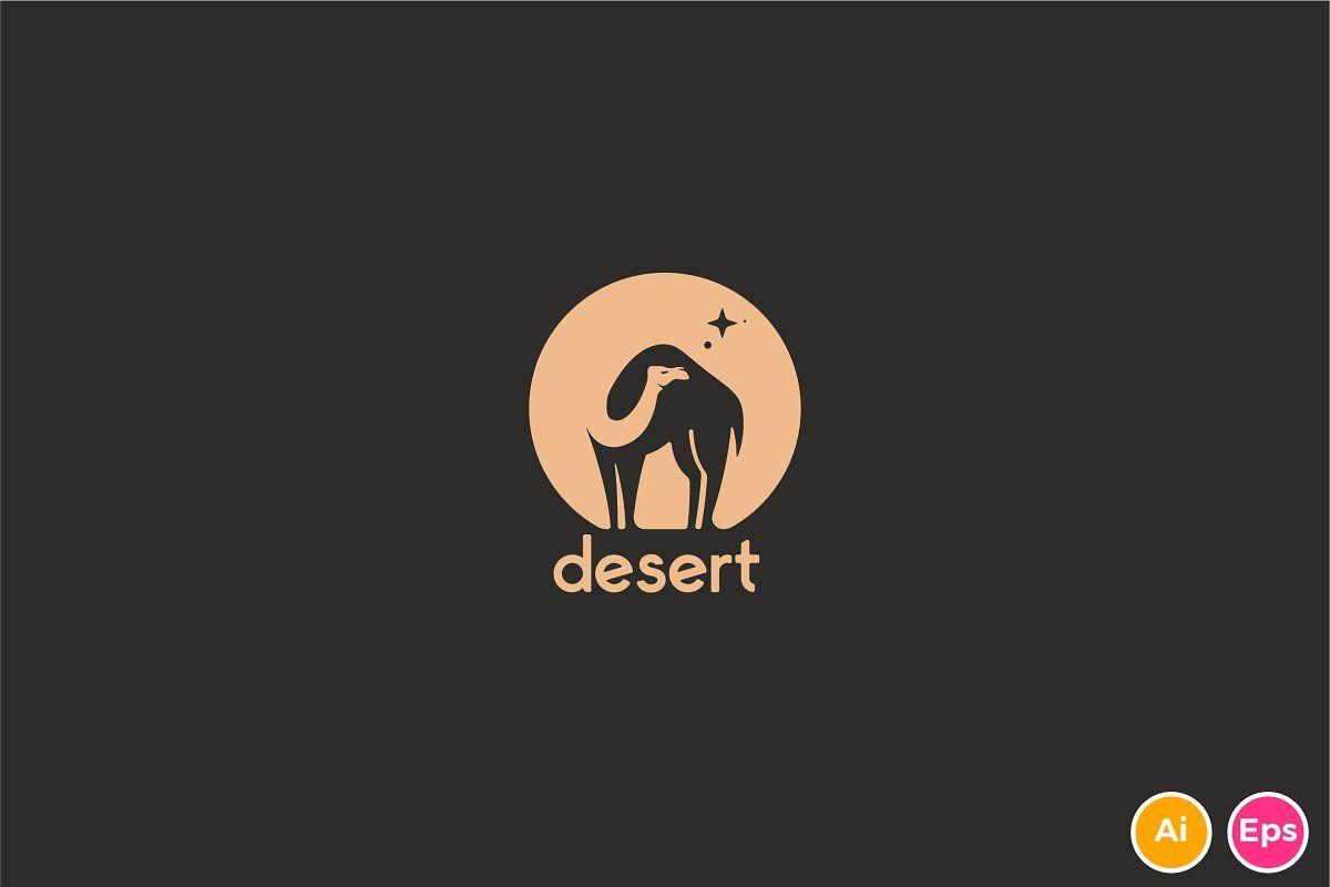 Desert Logo - Desert Camel Logo Template