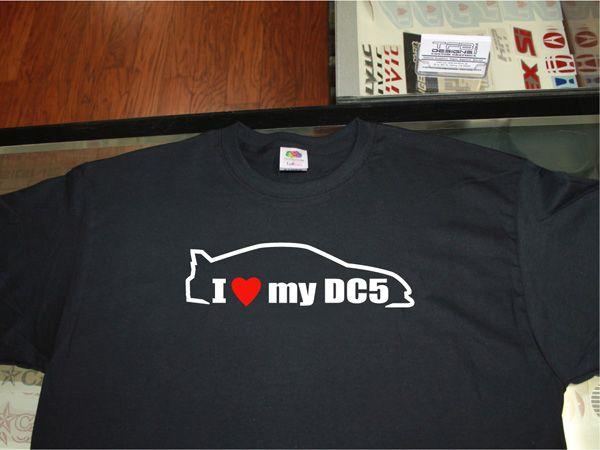 Dc5 Logo - I Love my DC5 Short Sleeve Shirt 02-05 Acura RSX Owner