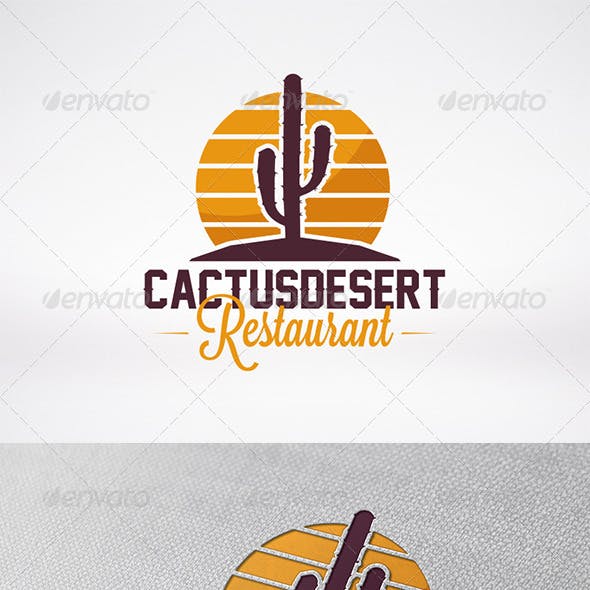 Desert Logo - Mexican Temperature Logo Templates from GraphicRiver