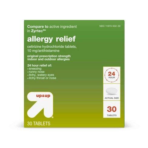 Zyrtec Logo - Cetirizine Hydrochloride Allergy Relief Tablets&Up™ (Compare to active ingredient in Zyrtec)