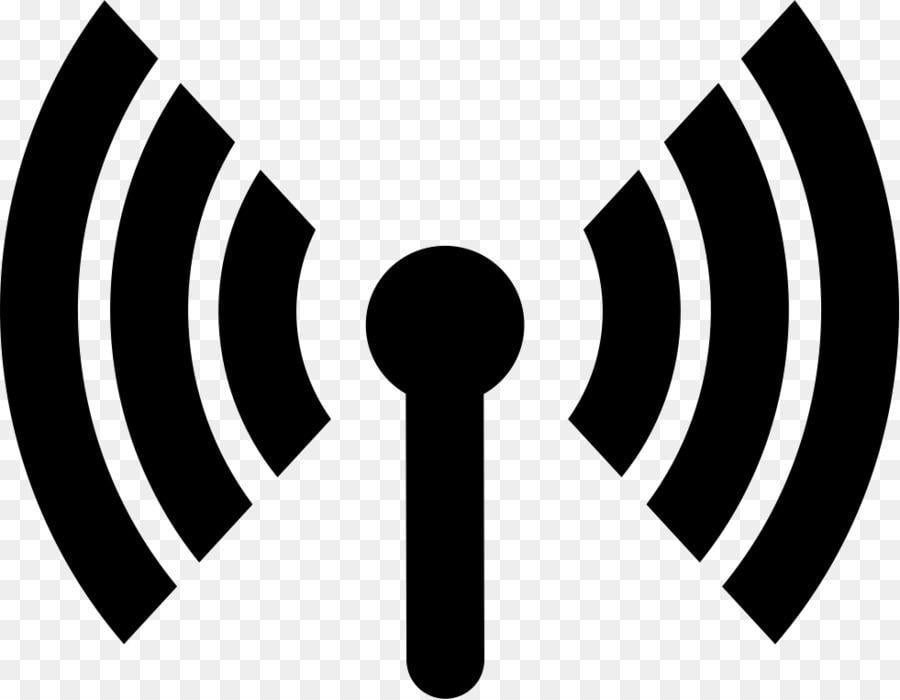 Antenna Logo - Wifi Antenna Radio Wave Logo Blackandwhite