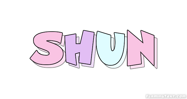 Shun Logo - Shun Logo. Free Name Design Tool from Flaming Text