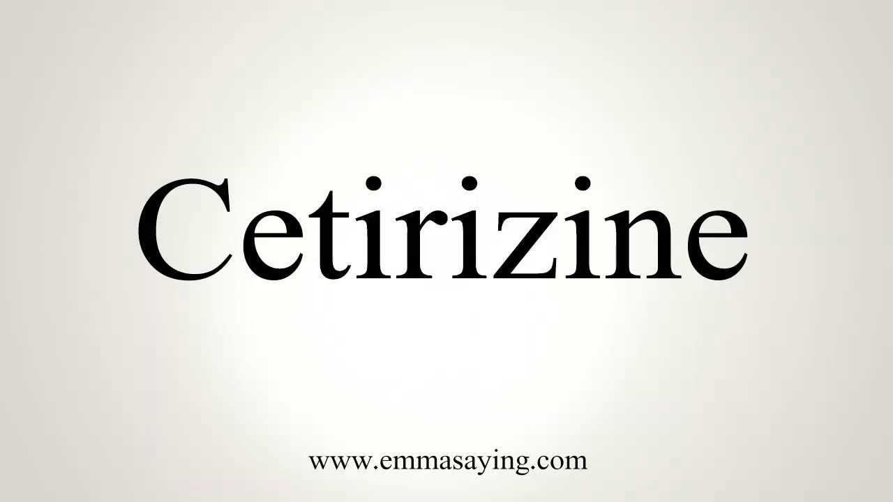 Zyrtec Logo - How to Pronounce Cetirizine