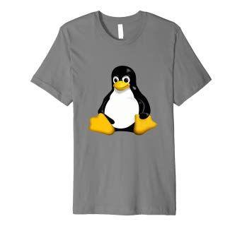 Tux Logo - Amazon.com: Official Tux Logo Penguin Linux Mascot Icon T-Shirt ...