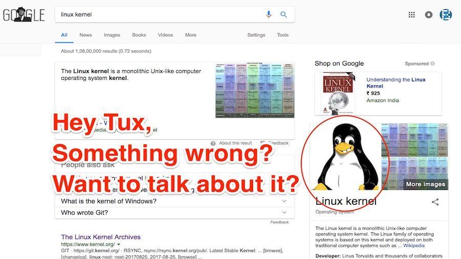 Tux Logo - Why Is Tux Broken Today? Is Linux Kernel Not Feeling Well?
