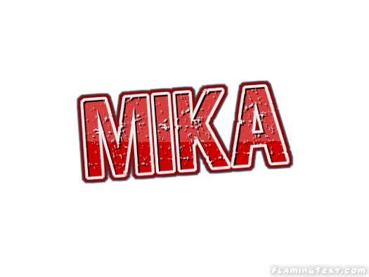 Mika Logo - Mika Logo. Free Name Design Tool from Flaming Text