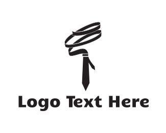 Menswear Logo - Black Suit Tie Logo