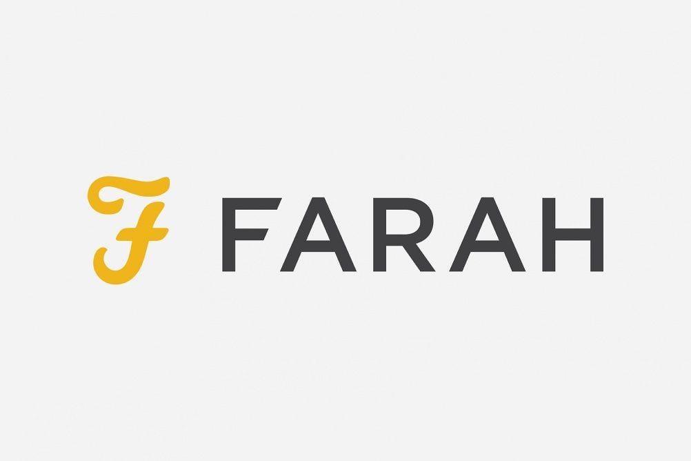 Menswear Logo - Farah menswear brand rolls out new minimal logo | Design Week