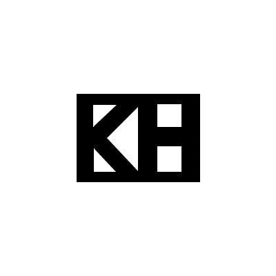 KH Logo - KH logo. Kraquehaus Productions logo developed using negati