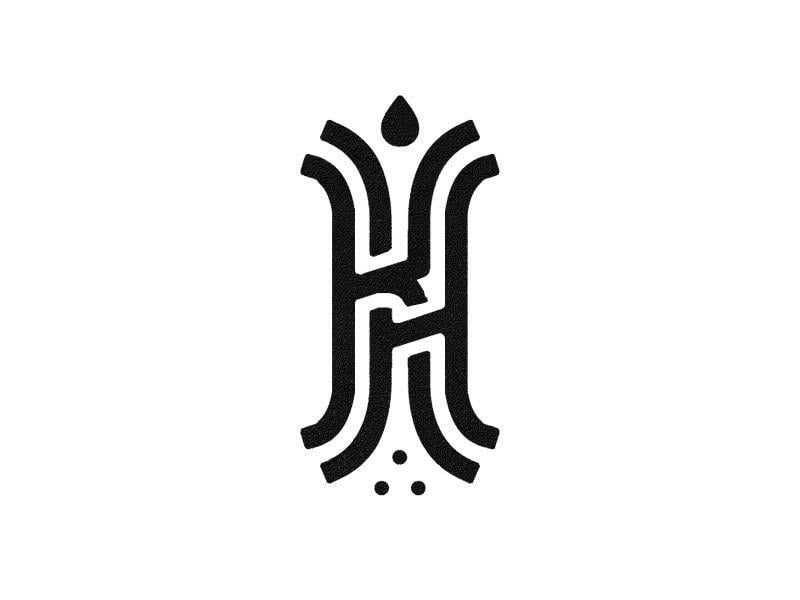 KH Logo - KH Monogram | inspiration. | Monogram, Monogram design, Logos design