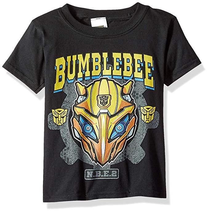 Bumblebee Logo - Transformers Bumblebee Movie Big Face Logo Boys Tee