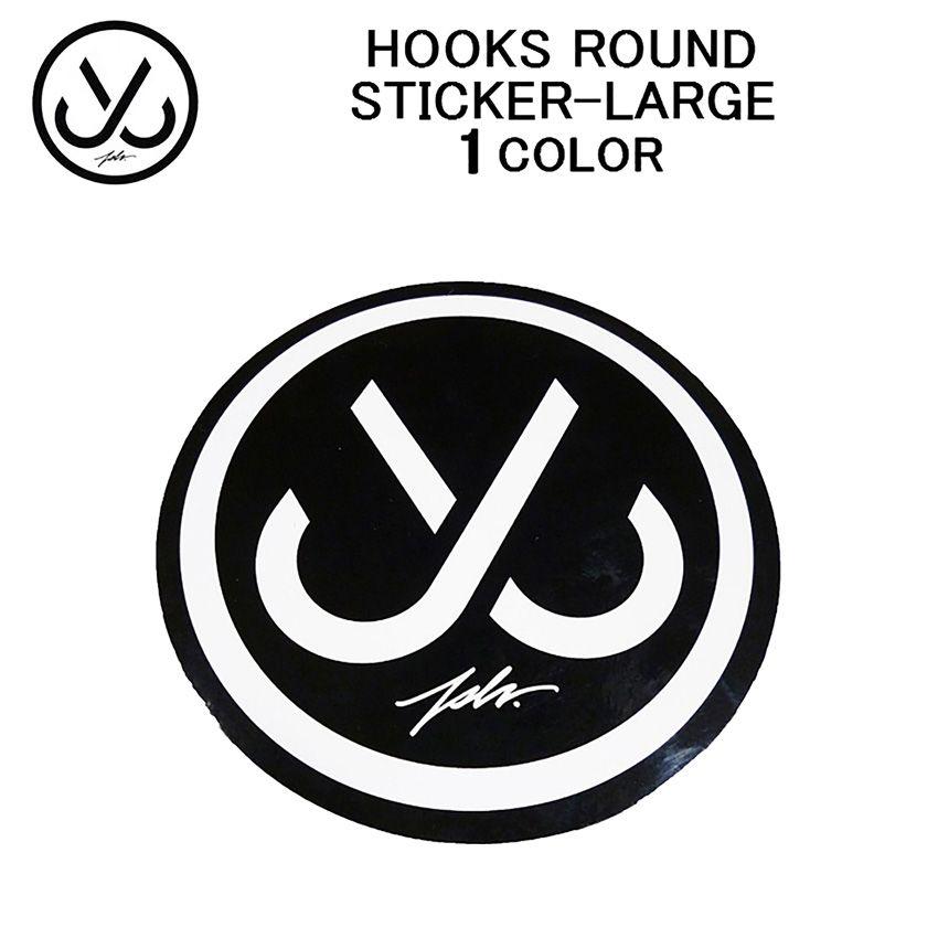 Jslv Logo - JSLV (JAS live) HOOKS ROUND STICKER-LARGE