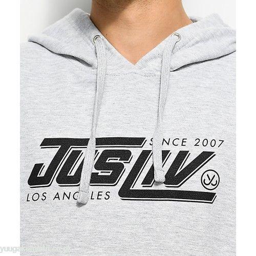 Jslv Logo - Zumiez Logo JSLV Speed Heather Grey Hoodie | Zumiez Speed Heather ...