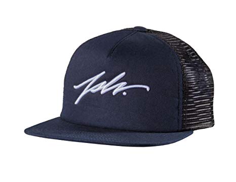 Jslv Logo - JSLV Signature Trucker Hat Navy Blue at Amazon Men's Clothing store: