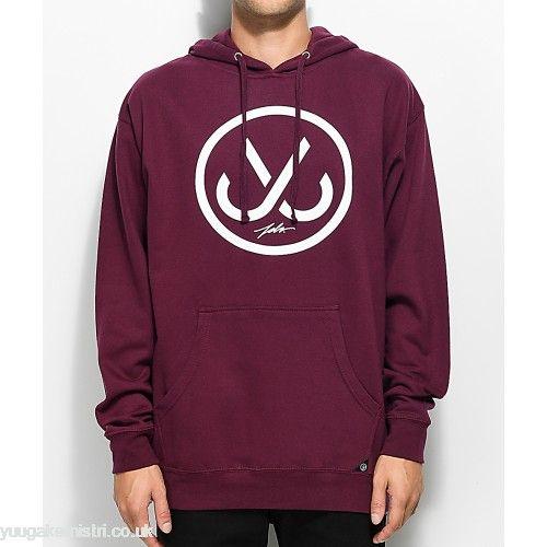 Jslv Logo - Zumiez Logo JSLV Hooks Burgundy Hoodie | Zumiez Hooks Burgundy ...