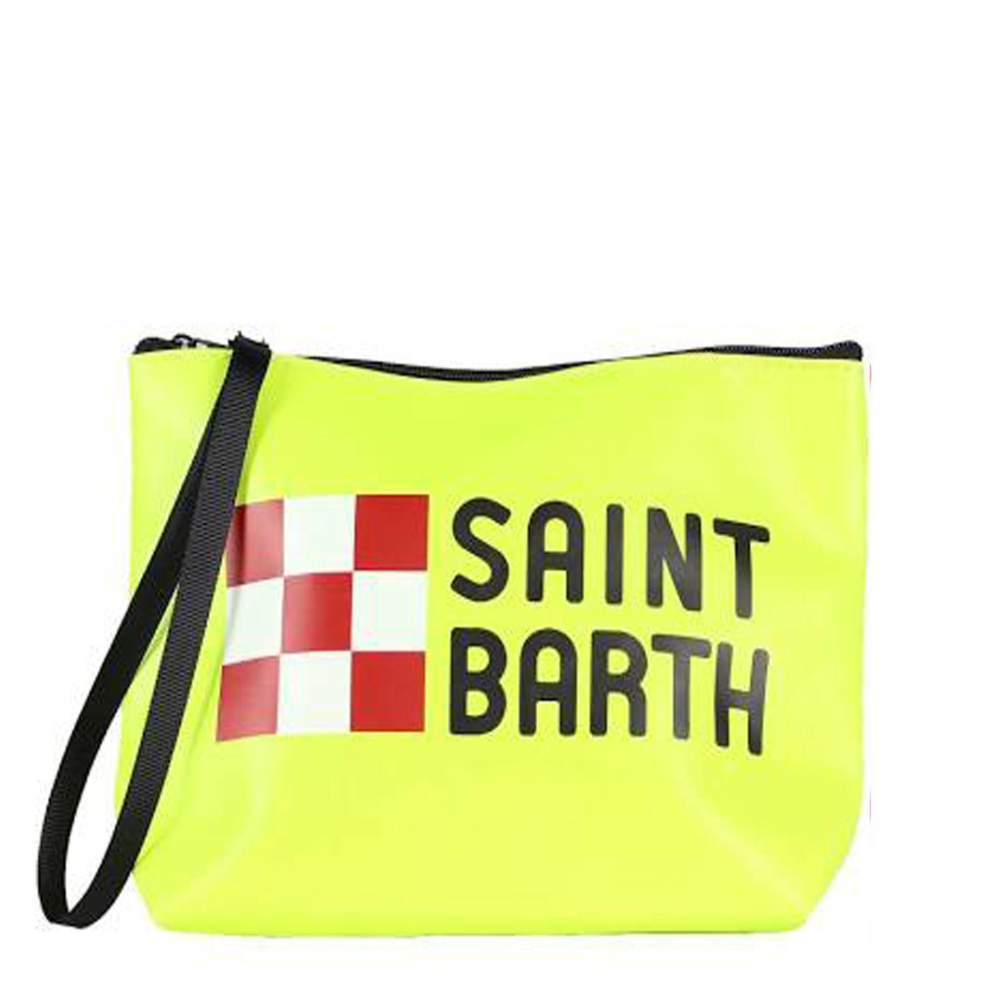 MC2 Logo - Yellow fluo Scuba Pochette Saint Barth logo Saint Barth