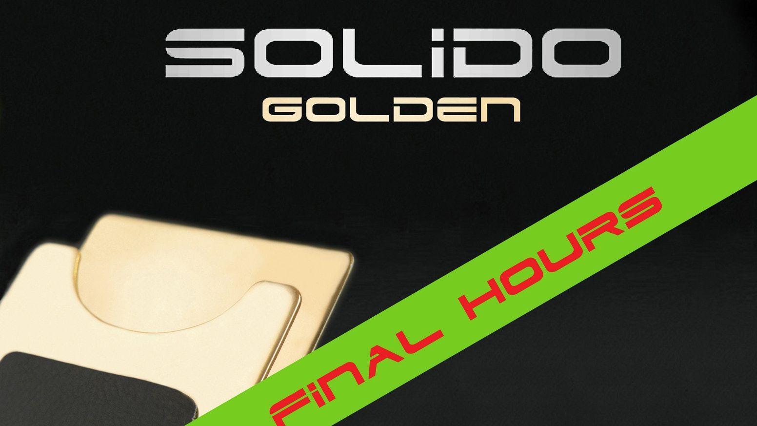Solido Logo - SOLIDO Approach To Wallet Design