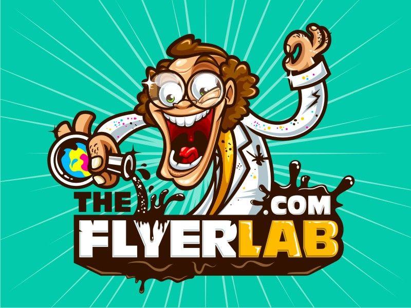 Illustrative Logo - The FlyerLab - Illustrative and Complex Logo Design by Suhandi on ...