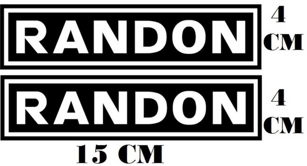 Randon Logo - 2 Adesivos Logo Randon Frete Grátis