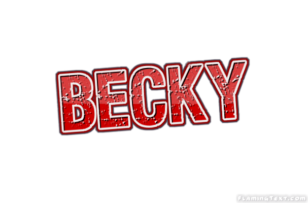 Becky Logo - Becky Logo. Free Name Design Tool from Flaming Text