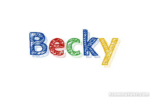 Becky Logo - Becky Logo | Free Name Design Tool from Flaming Text
