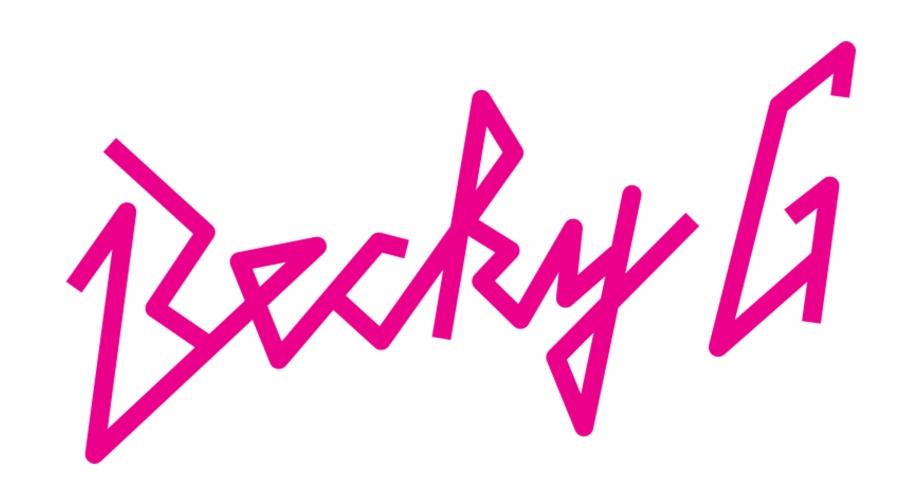 Becky Logo - Becky G Logo Free PNG Image & Clipart Download