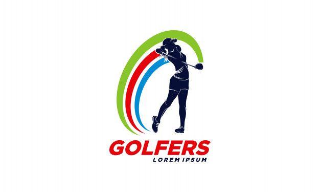 Golfer Logo - Golfer logo design template Vector